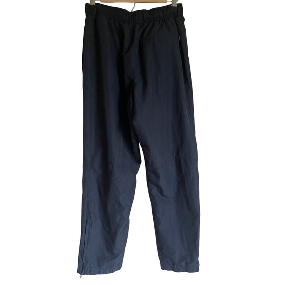 Nike Size Medium Navy Blue Nylon Pants Athletic Ankle Zip Straight Leg - Picture 2 of 7